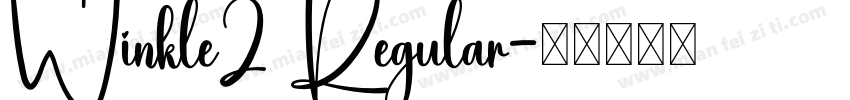 Winkle2 Regular字体转换